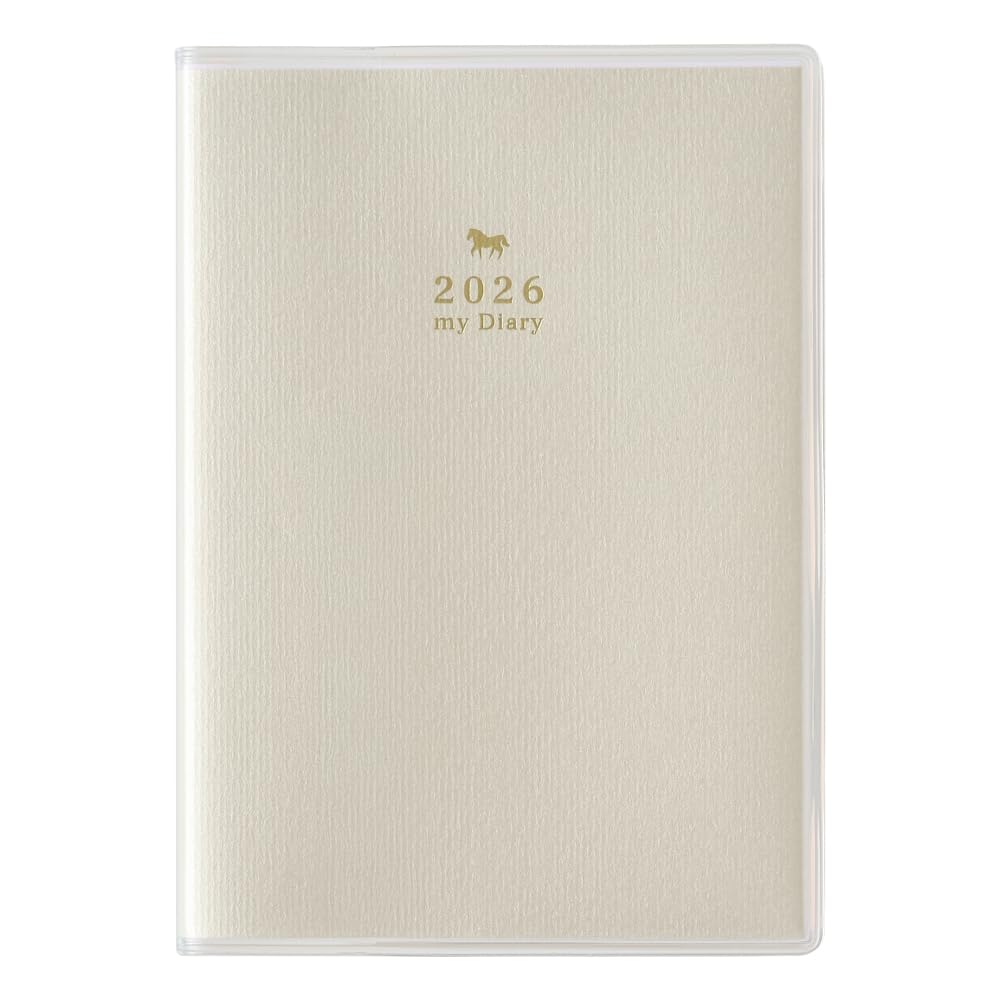 nwmGO ソイルベージュ 美品【１年保証あり2026年9月25日まで】 Amazon.co.jp: 能率 ペイジェム 日記 2026年 B7 メモリー ベージュ